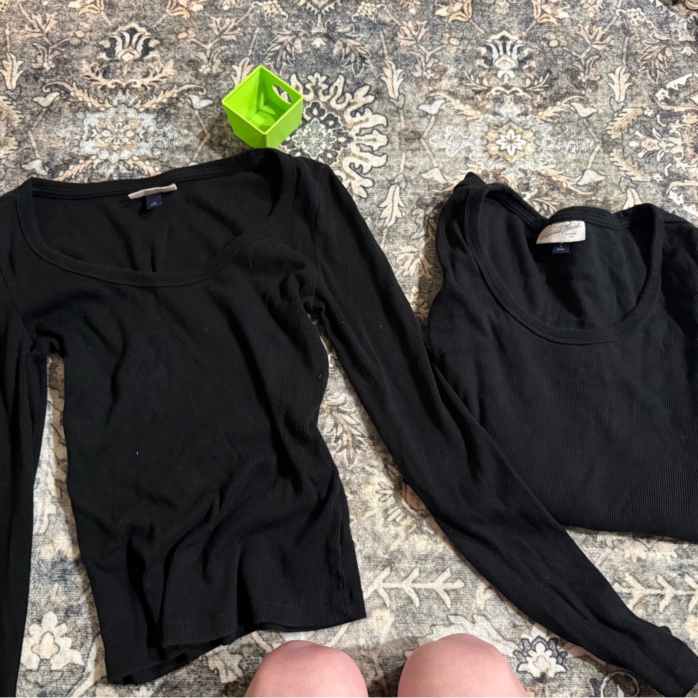 Universal Thread Black Long Sleeve Tops